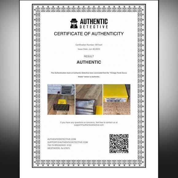 FENDI Zucca Continental Wallet in Tobacco authentic in box - Picture 2 of 16